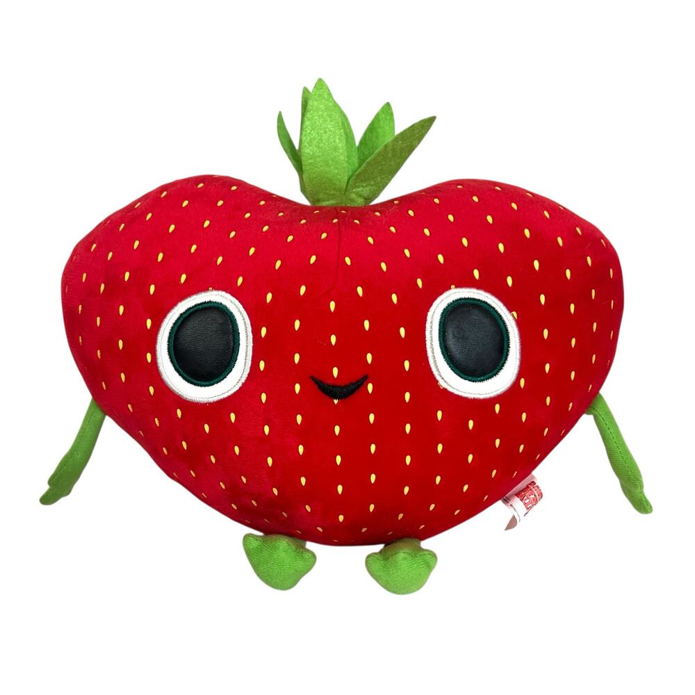 Cloudy with a Chance of Meatballs 2 Barry the Strawberry 10" Plush Toy RARE EUC